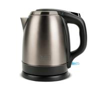 Black+Decker BXKE2202E - Bollitore. Bollitore d'acqua.2200W.1,2 L. Base girevole a 360° adatta per mancini. Manico ergonomico. Spegnimento automatico.