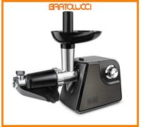 Black+Decker BXMMA1000E Tritacarne, 1000 W, Acciaio, Grigio