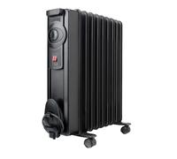 Black & Decker Radiatore Termosifone Elettrico ad Olio Stufa Portatile 9 Elementi Potenza 1500 Watt con Termostato - BXRA 1500E