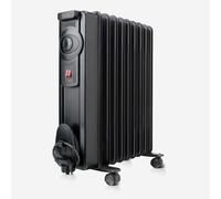 Black & Decker Radiatore Termosifone Elettrico ad Olio Stufa Portatile 9 Elementi Potenza 1500 Watt con Termostato - BXRA 1500E