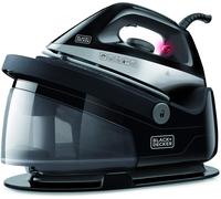 BLACK+DECKER BXSS2200E - Sistema stirante a vapore, pressione 5 bar, carica continua, getto di vapore 120g-min. piastra in ceramica, pronto in un minuto, filtro anticalcare