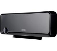 Black + decker bxwsh2000e - termoventilatore ceramico da parete, adatto per bagni, con termostato elettronico, programmatore, timer e telecomando. display led, sistema ptc e oscillazione automatica