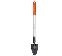 BLACK+DECKER Cazzuola da giardino - temperamatite - manico telescopico 77 - 105 cm - resistente al calore - bianco