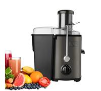 BLACK+DECKER Bxje600E Cetrifuga Liquidificador, 600 W, Acciaio Inox, Grigio