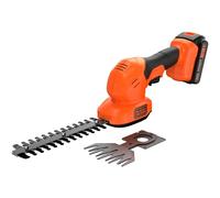 BLACK+DECKER Cesoia Sfoltirami 18V, 1 Batteria 18 2.0Ah, Arancio, Nero. BCSS18D1-QW