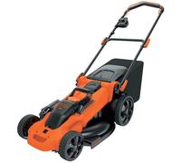 Black & Decker CLMA4825L2-QW tagliaerba Tagliaerba a spinta Batteria Nero, Arancione