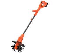 BLACK+DECKER ELETTROZAPPA 18V 1 BATTERIA 2.0Ah + CARICABATTERIE, LEGGERO ED ERGONOMICO, 4 LAME A 6 DENTI DIAM.16CM IN ACCIAIO, 2 VELOCITA', PROFONDITA' DI LAVORO FINO A 16,5CM. BETL1820L-QW