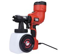 Black & Decker Pistola a spruzzo per verniciare imbiancare Professionale Verniciatore Capacità 1,2 Litri Potenza 400 Watt - HVLP200