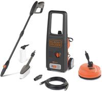 BLACK+DECKER Idropulitrice ad Alta Pressione BXPW1500PE con Patio Cleaner e Spazzola Fissa (1500 W, 120 bar, 390 l/h)
