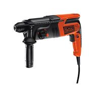 BLACK+DECKER KD885KC-QS Martello Tassellatore e Scalpellatore con Accessori in Valigetta, 550 W, Arancione