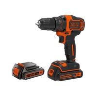 BLACK+DECKER BDCDD186KB-QW Trapano avvitatore 18 V, nero,