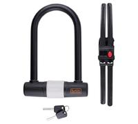 BLACK+DECKER Lucchetto a Leva Forma U per Bicicletta Scooter Moto con 3 Chiavi