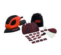 Black+Decker Levigatrice Mouse Multifunzione 55W BEW230BC-QS Con 15 Accessori e Softbag