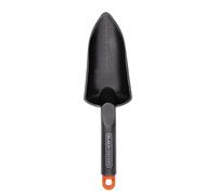 BLACK+DECKER Pala da giardino - con indicazione delle dimensioni - Paletta 30,5 cm - Polipropilene - Nero/Arancione