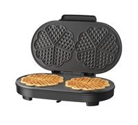 Black+Decker - Piastra per waffle 1400W | Doppia XL | 2 waffle | Piastre antiaderenti | 33,6x18,2 cm | Temperatura regolabile | Spia luminosa | Maniglia fredda | Finiture acciaio inox