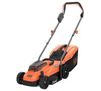 BLACK+DECKER,RASAERBA A BATTERIA 18V (FUNZIONAMENTO A 36V CON DUE BATTERIE DI 18V) UNITA' SENZA BATTERIA E SENZA CARICABATTERIE - SCOCCA 33CM - ALTEZZA DI TAGLIO REGOLABILE - CESTO 35LT . BCMW3318N-XJ