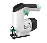 Black & Decker Reviva REVJ12C-GB - Seghetto alternativo a batteria da 12 V realizzato al 50% in materiale riciclato, veloce e preciso nel taglio di legno, plastica e metallo