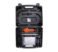 BLACK+DECKER RT18KA-IN - Utensile rotativo elettrico da 180 W con scatola kit di accessori per smerigliatura, lucidatura, incisione e intaglio