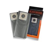 BLACK+DECKER Sacchetti Filtro in Stoffa 30L per Aspiratori Solidi e Liquidi