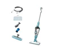 BLACK+DECKER, Scopa a Vapore Lavapavimenti Steam Mop 7in1, Testa Pivotante Adatta a Tutte le Superfici, con Tecnologia Autoselect per la regolazione del vapore, Capacità 500 ml 1600 W. FSMH1321-QS