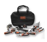 BLACK+DECKER Set di attrezzi per riparazioni domestiche, 65 pezzi, con borsa per attrezzi
