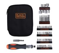 BLACK+DECKER Set di viti A7104-XJ con cricchetto, 56 pezzi, 56 pezzi