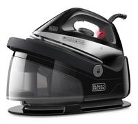 BLACK+DECKER BXSS2200E - Sistema stirante a vapore, pressione 5 bar, carica continua, getto di vapore 120g-min. piastra in ceramica, pronto in un minuto, filtro anticalcare