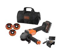 Black & Decker Smerigliatrice angol. (18V; 1 batteria; 2Ah) D. 115 mm Brushless