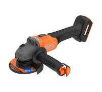 BLACK+DECKER Smerigliatrice a Batteria senza Spazzole da 18 V, 115 cm, Nuda, BCG6L8N-XJ