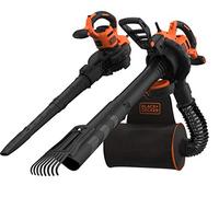 BLACK+DECKER BEBLV301-QS spazza foglie 3000 W, Soffiafoglie / Soffiante Nero/Orange, Soffiatore a zaino, AC, 3000 W, 206 km/h, 404 km/h, 268 m³/h