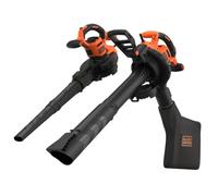 BLACK+DECKER Soffiatore Aspiratore Trituratore per Foglie 3-in-1 da 3000W, BEBLV300SB-QS