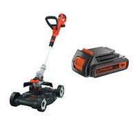 BLACK+DECKER STC1820cm Tagliabordi Rasaerba 3 in 1 a Batteria, al Litio, 18 V, 2.0 Ah + BL2018-XJ Batteria al Litio, 18 V, 2.0 Ah