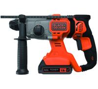 Trapano tassellatore batteria Black&Decker Trap.Tass. 18V Li +2Batt+Val. BDC900E2K