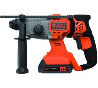 Trapano tassellatore batteria Black&Decker Trap.Tass. 18V Li +2Batt+Val. BDC900E2K