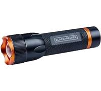 BLACK+DECKER Torcia LED 60 lumen - 1 W - Batteria AA (non inclusa) - Portata 65 m - 3 modalità di illuminazione: alta, bassa, pulsante, nero/arancione