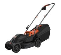 BLACK+DECKER Tosaerba elettrico da 1000 W 32 cm, BEMW351-QS | 3 altezze di taglio, E-Drive e cesto di raccolta dell'erba da 30 L