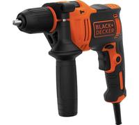 BLACK+DECKER Trapano a percussione ad alte prestazioni da 710 W, 0-2800 giri/min, con 4 punte e kitbox, BEH710K-GB