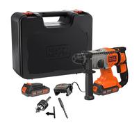Trapano tassellatore batteria Black&Decker Trap.Tass. 18V Li +2Batt+Val. BDC900E2K