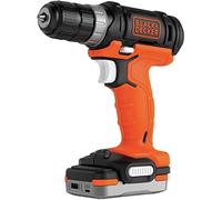 BLACK & DECKER TRAPANO AVVITATORE A BATTERIA 12V CAVO USB CARICABATTERIA 230V BD
