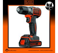 BLACK+DECKER TTrapano/Avvitatore Autosense™ 18V Litio in valigetta. ASD184K-QW