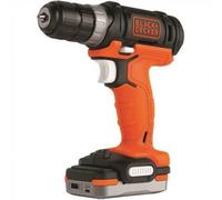BLACK & DECKER TRAPANO AVVITATORE A BATTERIA 12V CAVO USB CARICABATTERIA 230V BD