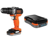 BLACK+DECKER Trapano/avvitatore a batteria 12V in borsa BDCHD12S1