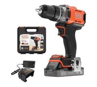 Black & Decker TRAPANO AVVITATORE B&D 18V BCD382D1XK-QW BATTERIA LITIO 2Ah PESO 2,4 kg IN VALIGETTA
