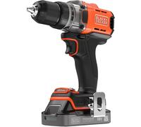 Black & Decker TRAPANO AVVITATORE B&D 18V BCD382D1XK-QW BATTERIA LITIO 2Ah PESO 2,4 kg IN VALIGETTA