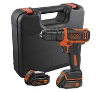 Black & Decker BDCDD12KB Senza chiave Nero, Arancione [BDCDD12KB-QW]