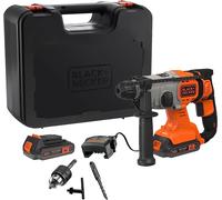 Trapano tassellatore batteria Black&Decker Trap.Tass. 18V Li +2Batt+Val. BDC900E2K