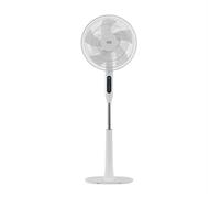 Black+Decker - Ventilatore a Piantana BXEFP30E | 30W | 24 Velocità | Modalità Normale, Naturale e Notte | Timer 15h | Silencioso | Oscillazione Automatica | Altezza Regolabile 118-138cm | Schermo LED