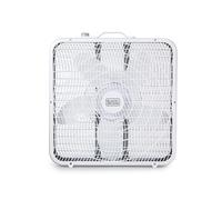 BLACK+DECKER Ventilatore a scatola con 3 impostazioni di velocità, ventola a scatola da 50,8 cm con maniglia per il trasporto, manopola rotante e contenitore per cavo incassato, ventilatore portatile