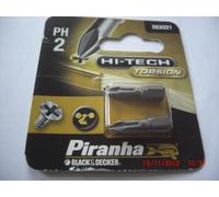 BLACK+DECKER X62021-XJ Piranha Set di Cacciaviti Torsion, 25 mm, 2 Pezzi