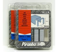 Black & Decker X70118 Tipo 1 Graffette 18Mm AEG Bosch Metabo Wolcraft (2 Pacchi)